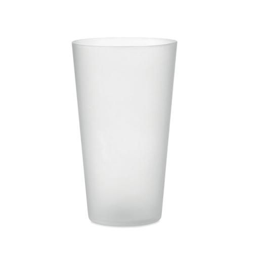 Herbruikbare eventbeker 550 ml Festa transparant/wit