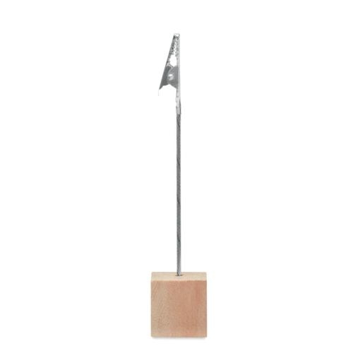 Houten memohouder Hello clip hout