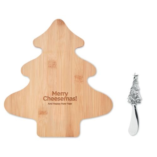 Bamboe kaasplank kerstboom wood