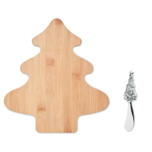 Bamboe kaasplank kerstboom wood