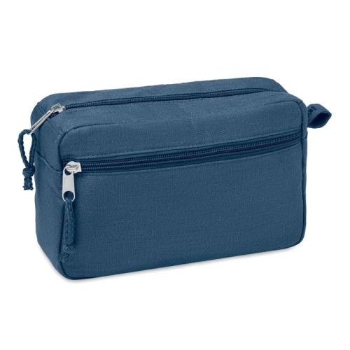 Hennep toilettas Naima cosmetic blauw