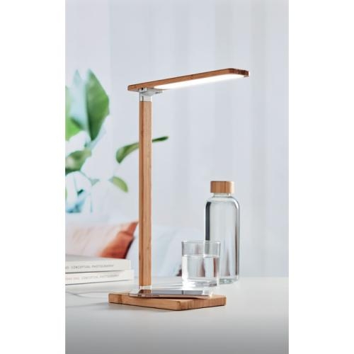 Bureaulamp met oplader 10W Neat light wood