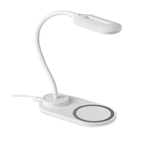 Bureaulamp met 10W lader Saturn wit
