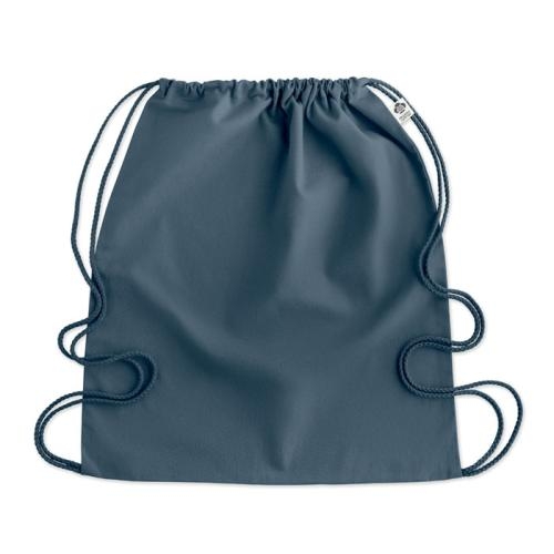 Trekkoord rugzak van organisch Yuki colour blauw