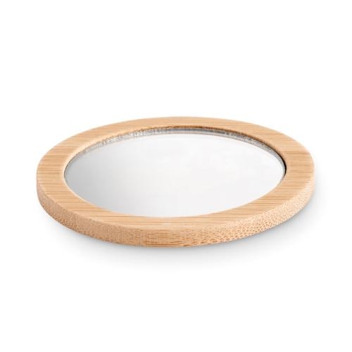 Bamboe make-up spiegel Malay wood