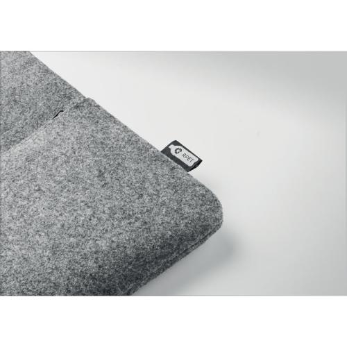 RPET vilten laptoptas Toplo grijs