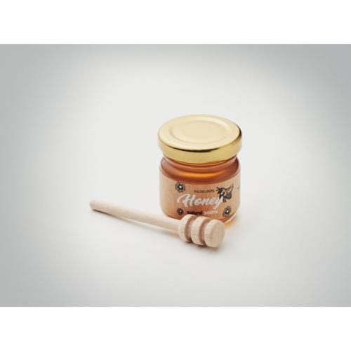 Wilde bloemenhoning pot Dauber wood
