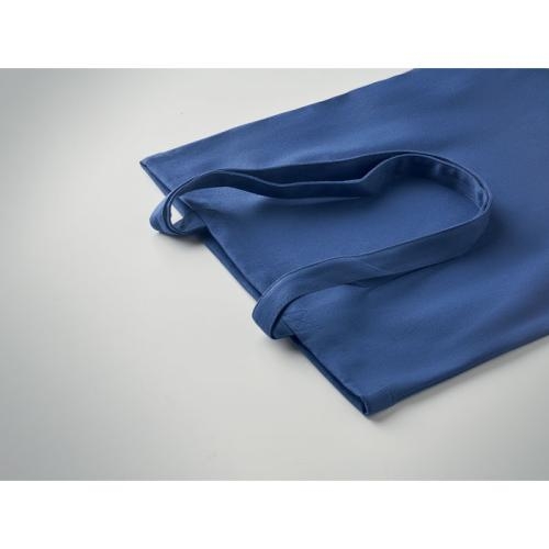 Gekleurde canvas boodschappentas Rassa blauw