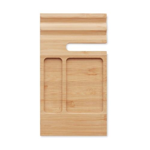 Bamboe bureautelefoonhouder Trevis wood