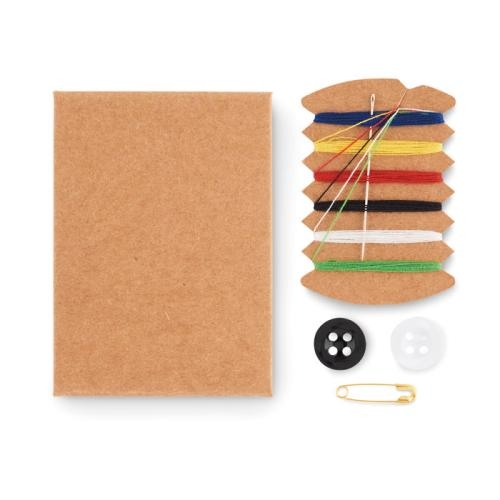 Compact naaisetje in doosje beige