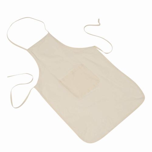 Katoenen schort beige