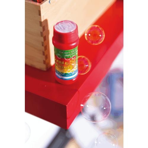 Bellenblaas met geduldspelletje blauw/groen/rood/geel