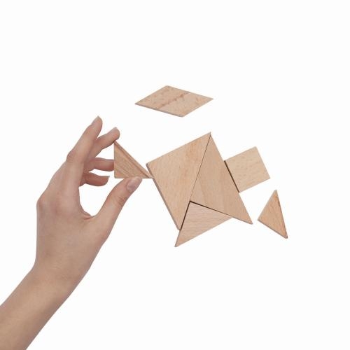 Houten puzzel Tangram hout