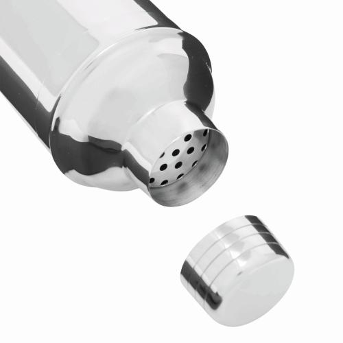 RVS cocktail shaker Happy Hour zilver
