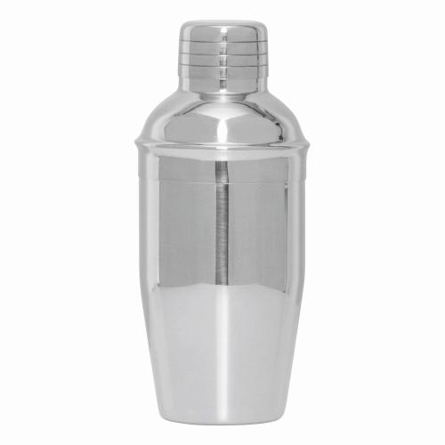 RVS cocktail shaker Happy Hour zilver