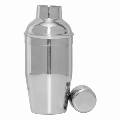 RVS cocktail shaker Happy Hour zilver