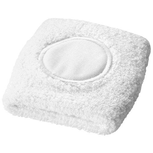 Katoenen zweetbandje wit