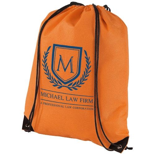 Premium non-woven rugzak oranje