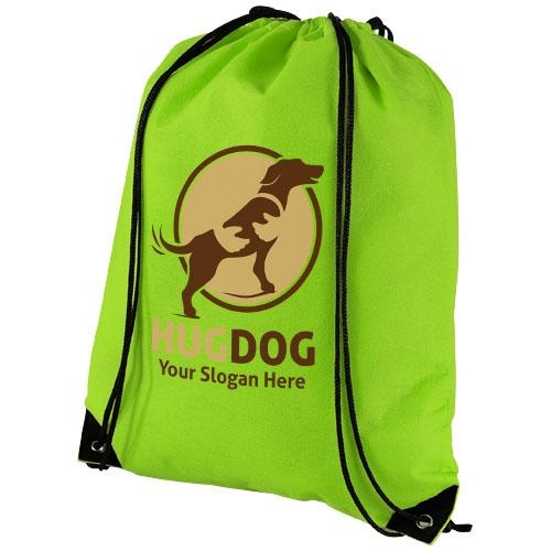 Premium non-woven rugzak appelgroen