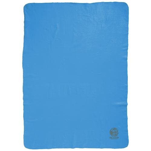 Fleece deken process blue