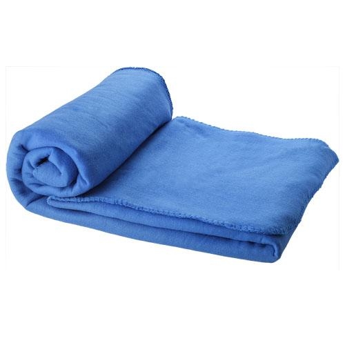 Fleece deken process blue