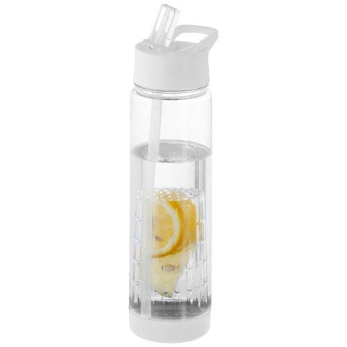 Tuttifrutti fles met infuser wit