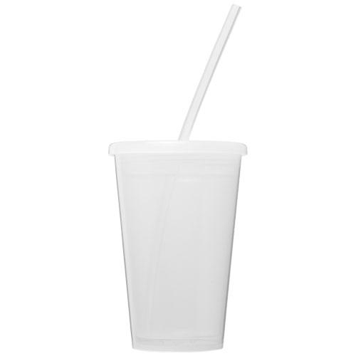 Cyclone dubbelwandige beker 350 ml transparant