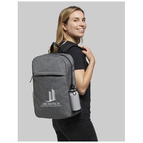 Hoss 15 inch laptop rugzak heather medium grijs