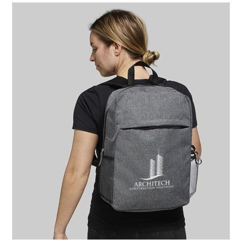 Hoss 15 inch laptop rugzak heather medium grijs