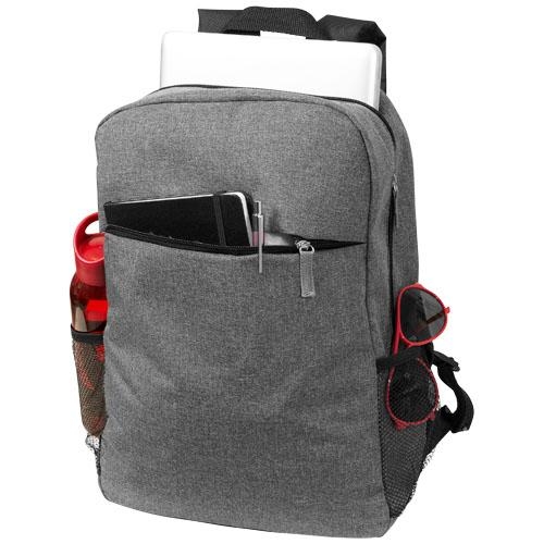 Hoss 15 inch laptop rugzak heather medium grijs