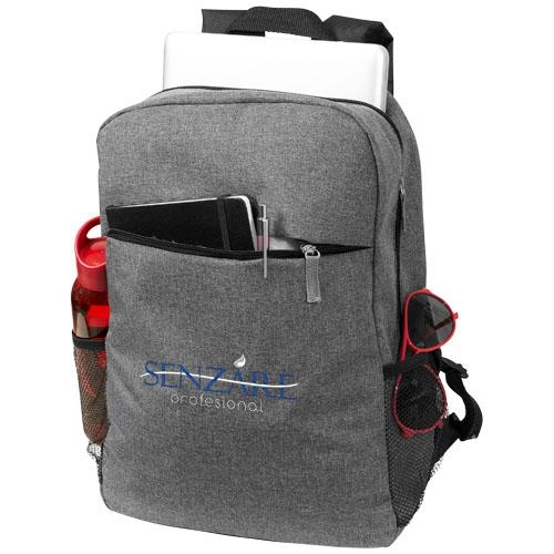 Hoss 15 inch laptop rugzak heather medium grijs