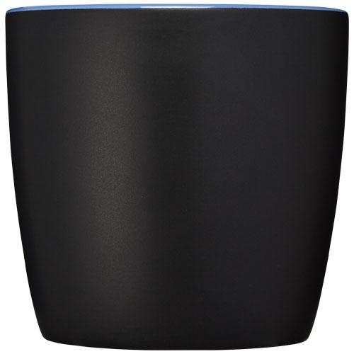 Keramische mok Riviera 340 ml zwart/blauw