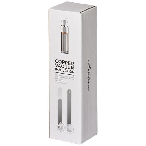 Thor 650 ml koper vacuüm geïsoleerde drinkfles wit
