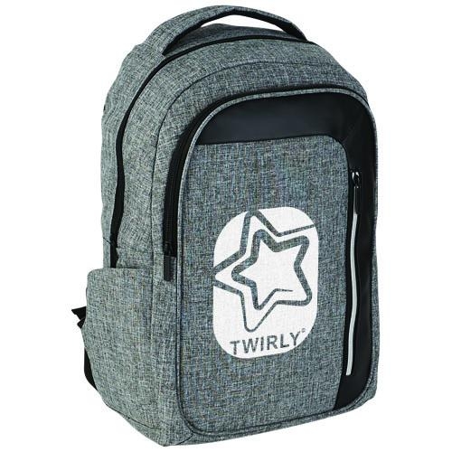 Vault RFID 15 inch laptop rugzak heather grijs