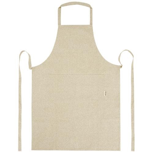 Gerecycled katoenen schort Pheebs naturel
