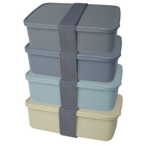 Dovi lunchtrommel van gerecyclede plastic beige
