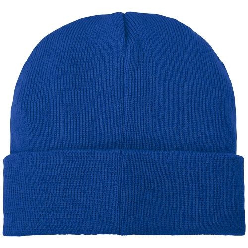 Boreas muts met patch blauw