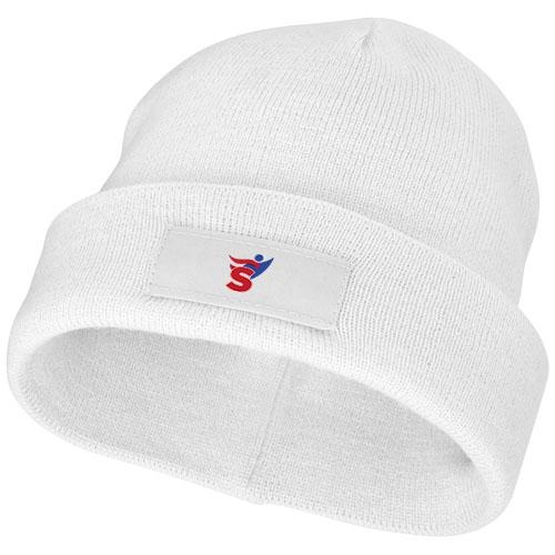 Boreas muts met patch wit