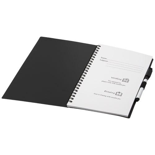 Herbruikbaar notitieboek A5 Pebbles zwart