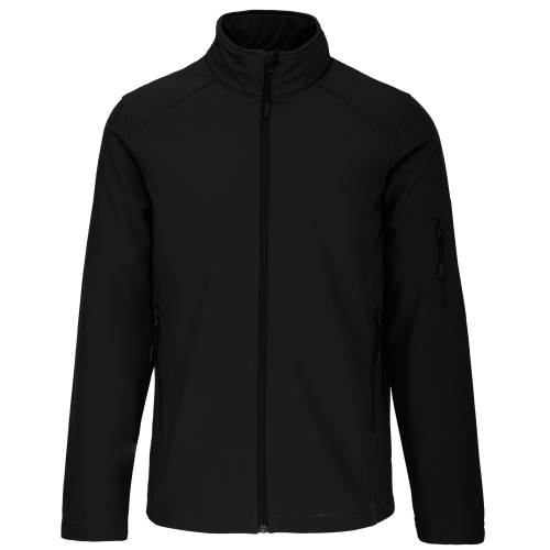 Kariban heren softshell jas zwart,3xl