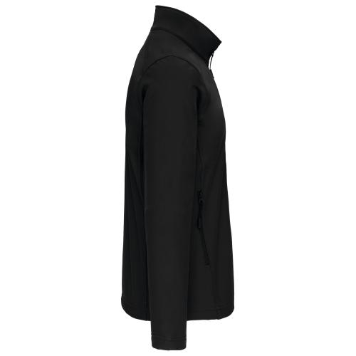 Kariban heren softshell jas zwart,4xl