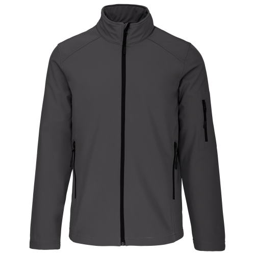 Kariban heren softshell jas titanium,3xl