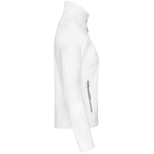 Kariban dames softshell jas wit,3xl