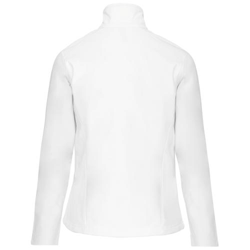 Kariban dames softshell jas wit,3xl