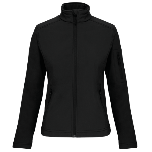 Kariban dames softshell jas zwart,3xl