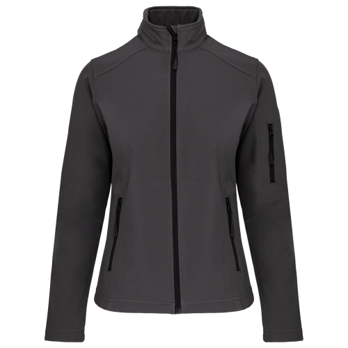 Kariban dames softshell jas titanium,3xl