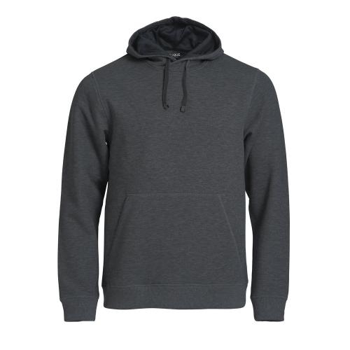 Clique classic hoody antraciet melange,l
