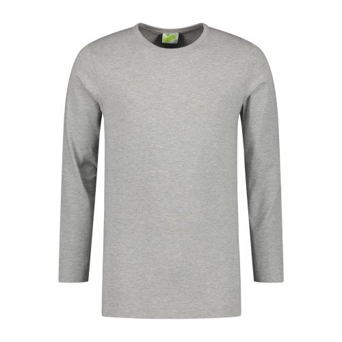 Lemon & Soda longsleeve shirt grey heather,3xl