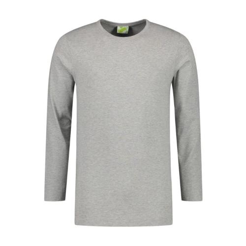 Lemon & Soda longsleeve shirt grey heather,l