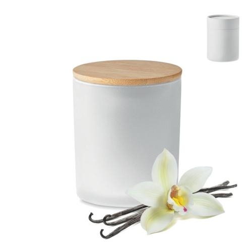 Plantaardige waskaars small wit